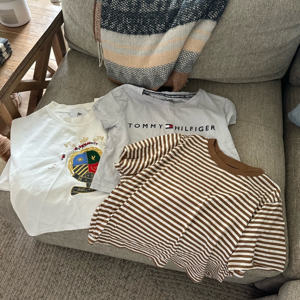 Cool Girl cropped T-Shirts, YLLW, Madewell, Tommy Hiliger